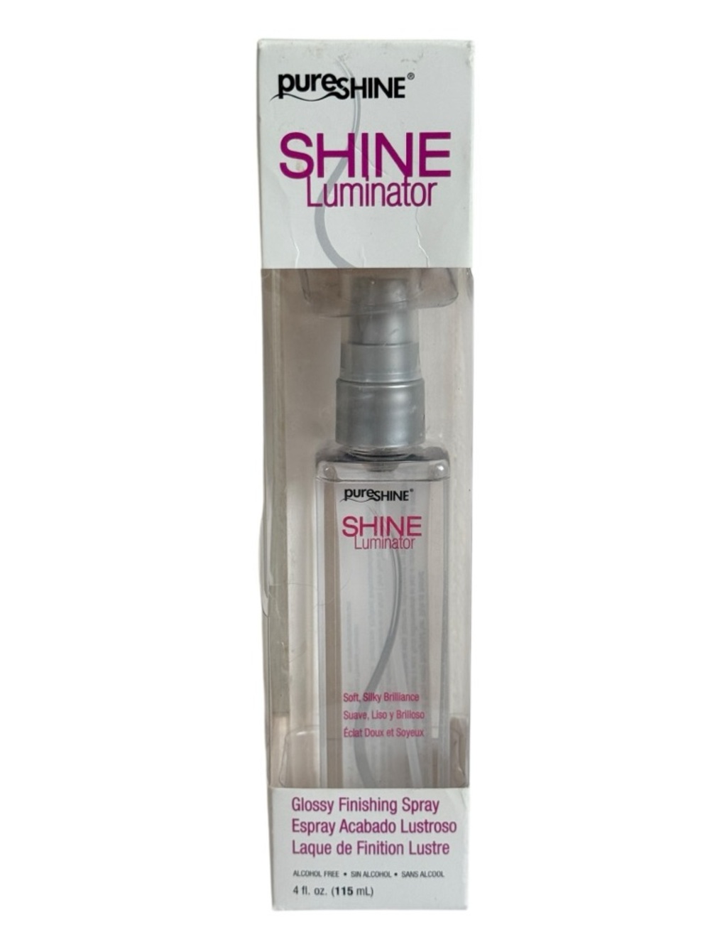 PureShine Shine Luminator Glossy Finishing Spray 4 fl oz New